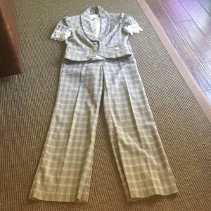 Jak&Rae summer plaid suit NEW